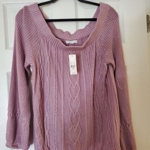 Off the Soulder Sweater